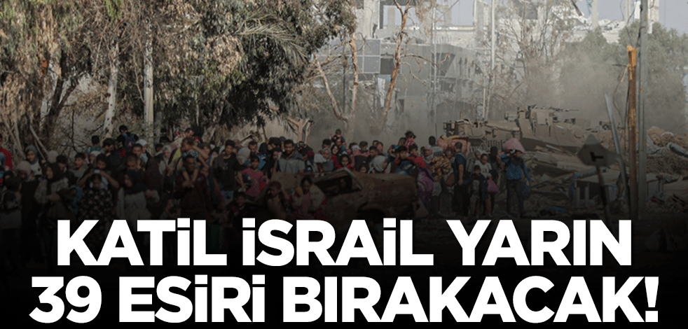 İsrail basını yazdı: 39 Filistinli mahkum serbest bırakılacak!