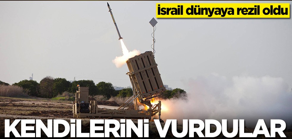 İsrail dünyaya rezil oldu! Kendi İHA'larını düşürdüler