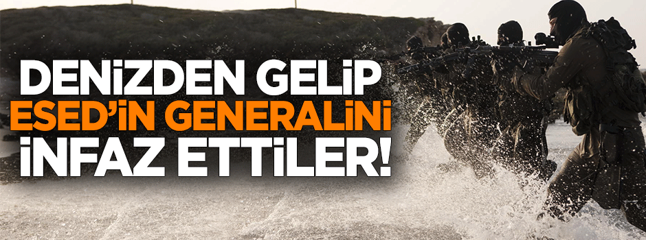 İsrail Esed'in generalini deniz kenarında infaz etmiş