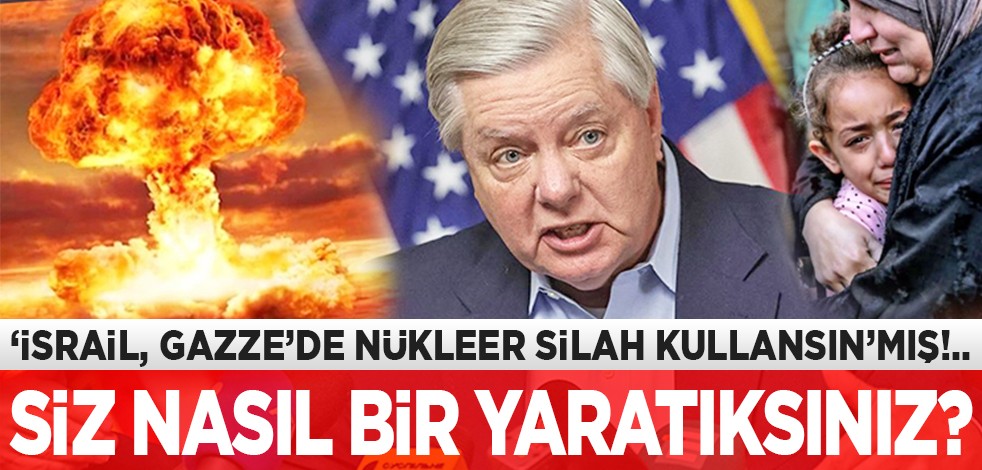 ‘İsrail, Gazze’de nükleer silah kullansın’mış! Siz nasıl bir yaratıksınız...
