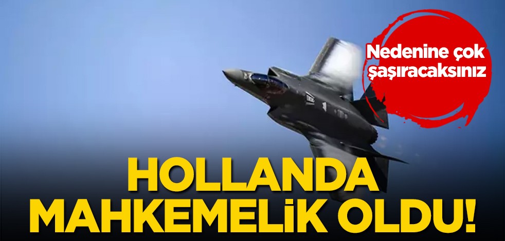 İsrail-Hamas savaşı nedeniyle Hollanda resmen mahkemelik oldu! Beklenmedik gelişme, bir ilk: Nedeni F-35 savaş uçakları!