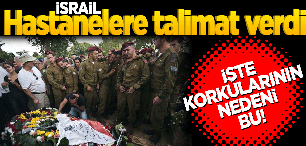 İsrail hastanelere talimat verdi! Binlerce yaralı için hazırlık yapın İşte korkularının nedeni bu!