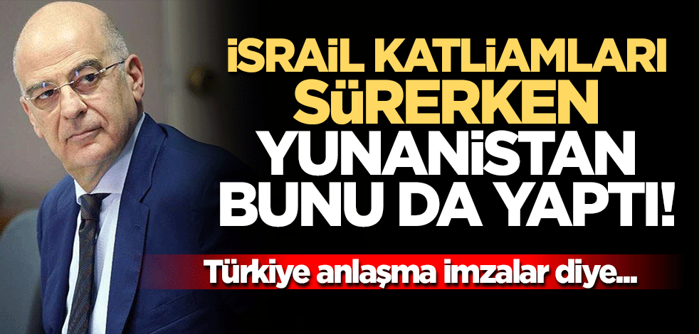 İsrail katliamları sürerken Yunanistan'da Filistin paniği! Türkiye anlaşma imzalar diye...