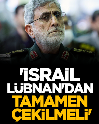 'İsrail Lübnan'dan tamamen çekilmeli'