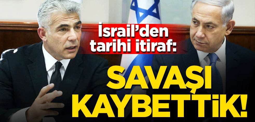 İsrail muhalefetinden tarihi itiraf: Medya savaşını kaybettik!