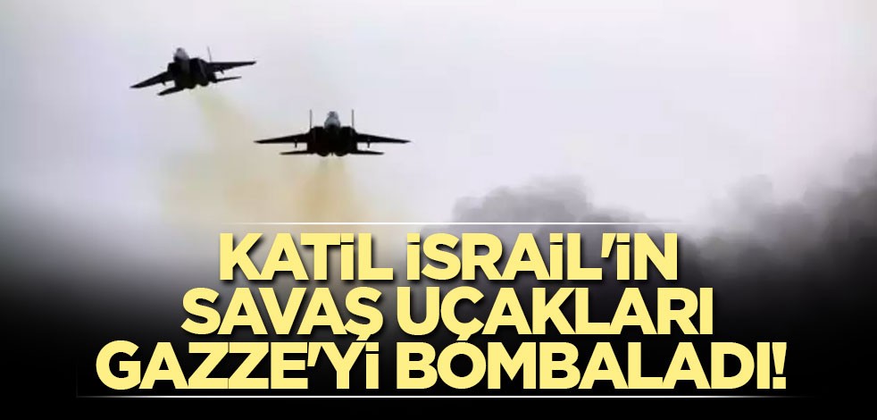 İsrail savaş uçakları masumları bombaladı