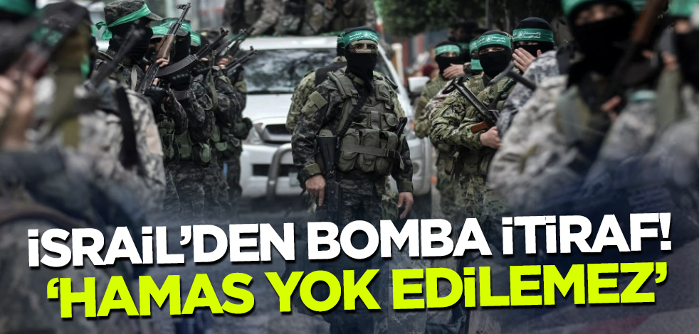 İsrail Savunma Kuvvetleri Sözcüsü'nden bomba Hamas itirafı! 'Yok edilemezler'