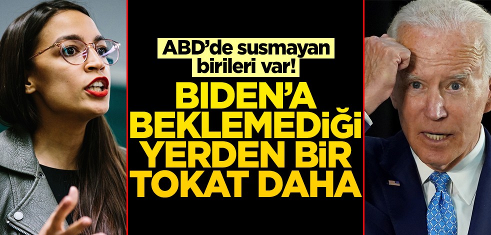 İsrail yalakası Biden'a beklemediği yerden bir tokat daha