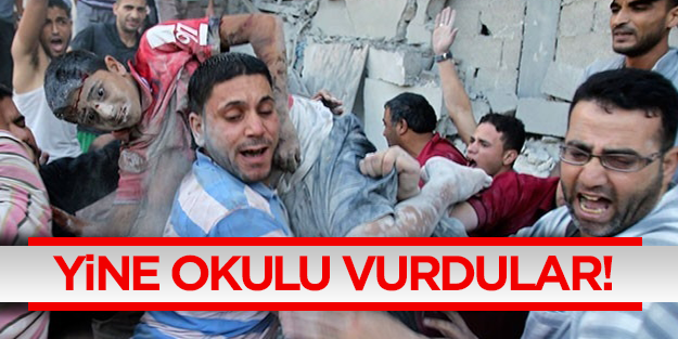 İsrail yine BM okuluna sığınan Gazzelileri vurdu!