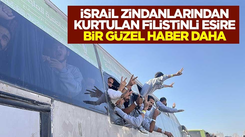 İsrail zindanlarından kurtulan Filistinli esire bir güzel haber daha