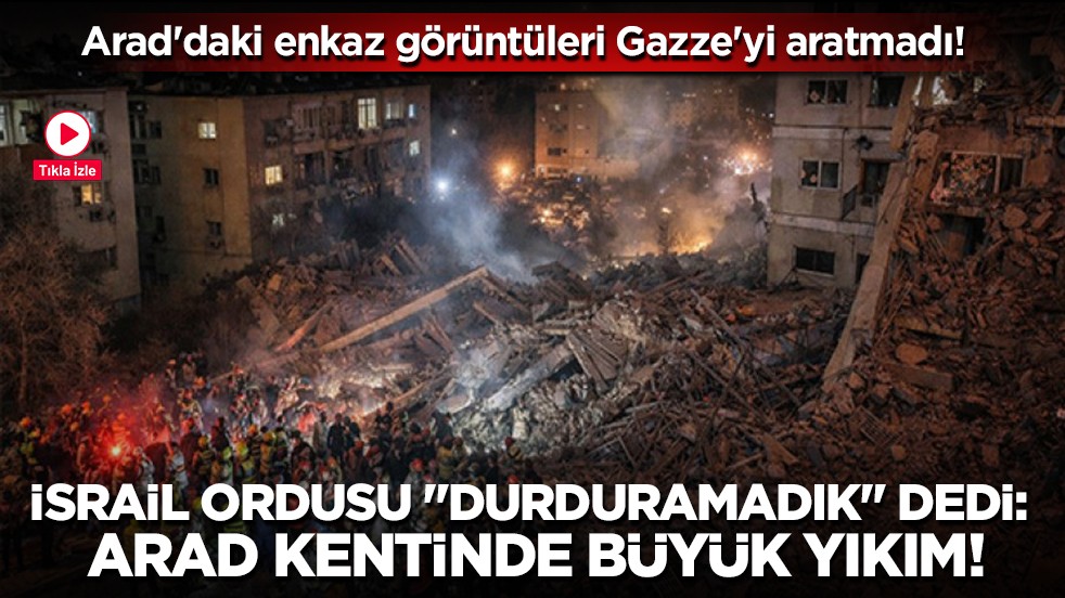 İsrail'de Arad bilançosu ağırlaşıyor: 84 yaralı!