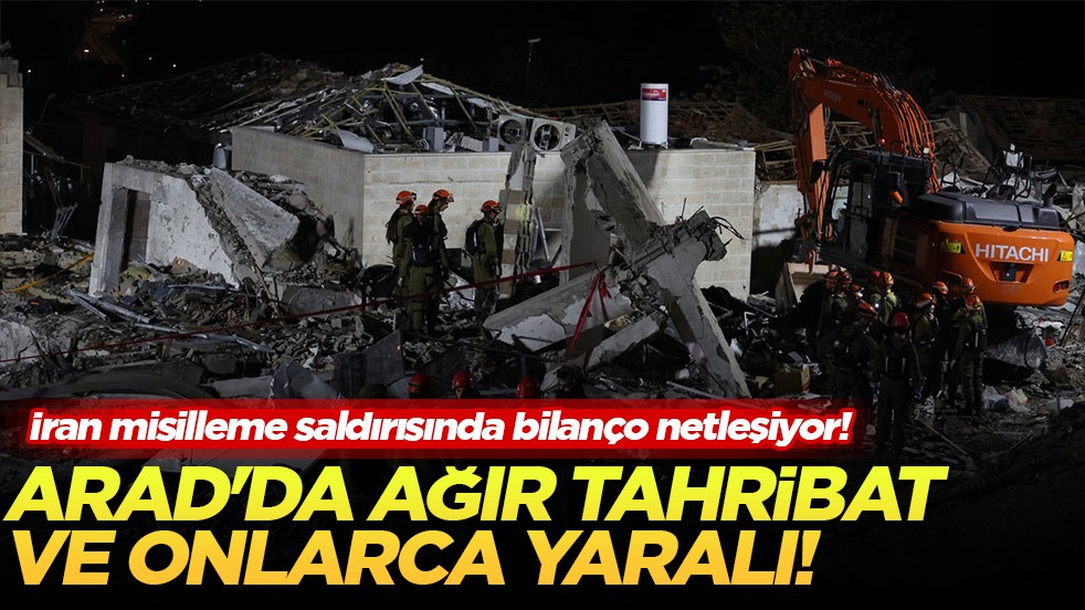 İsrail’de "Arad" bilançosu netleşiyor: 7'si ağır 64 yaralı!