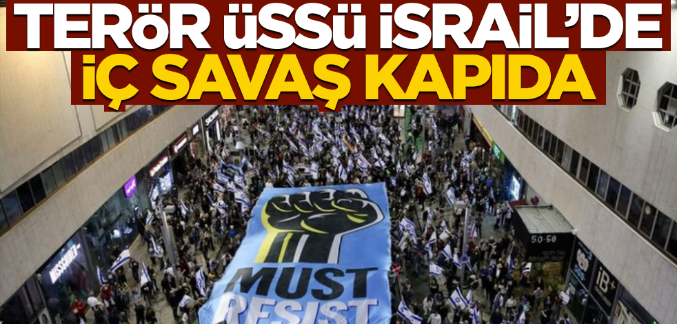 İsrail'de iç savaşın ayak sesleri