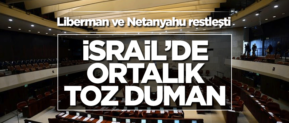 İsrail'de ortalık toz duman