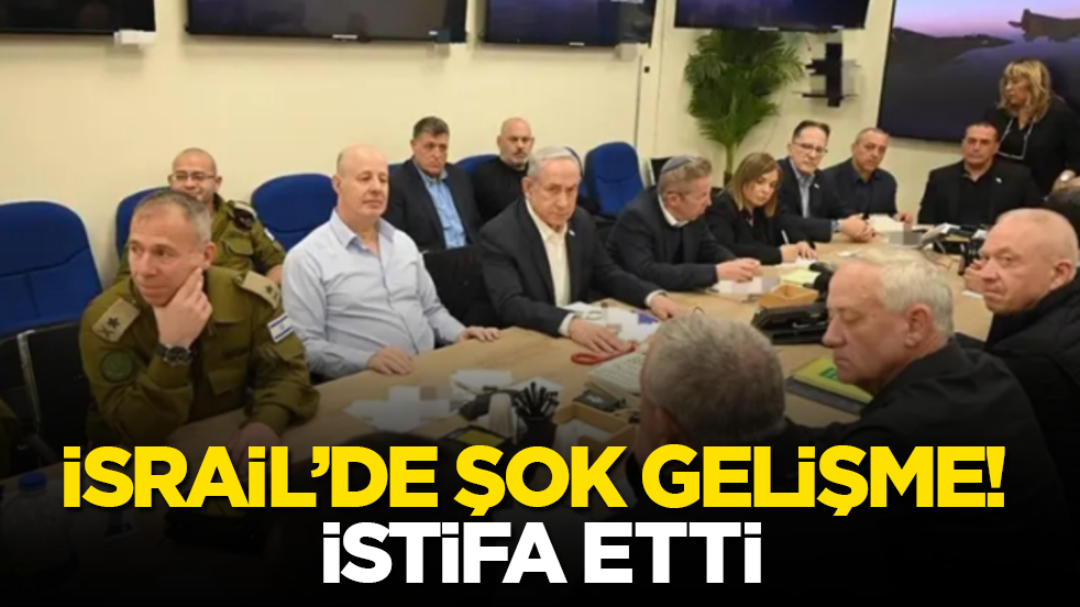 İsrail’de şok gelişme! Netanyahu’nun sağ kolu istifa etti