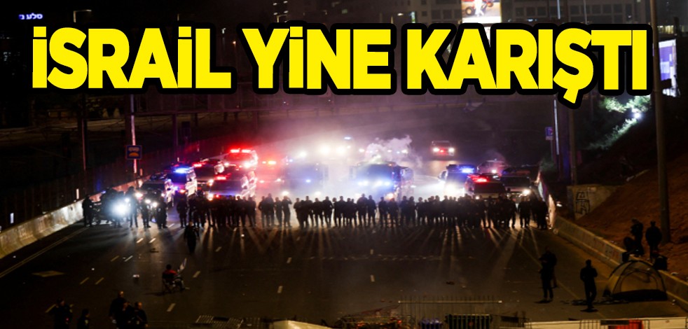 İsrail'de yargı düzenlemesine tepki: İsrail polisi Tel Aviv'de, gösterilere sert müdahale etti! Flaş gelişme