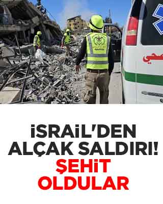 İsrail'den alçak saldırı! Şehit oldular