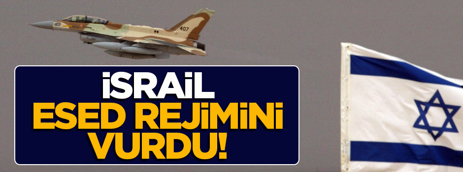 İsrail'den Esed rejimine hava saldırısı