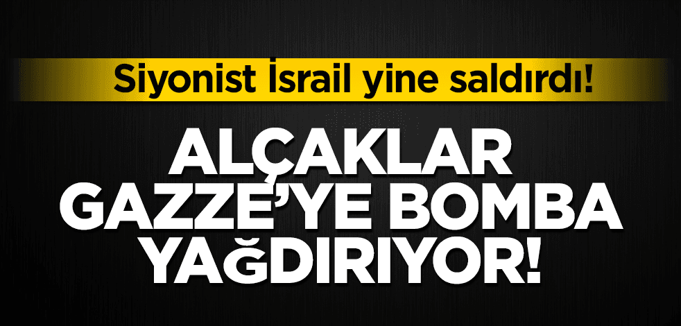 İsrail'den Gazze'ye hava saldırısı