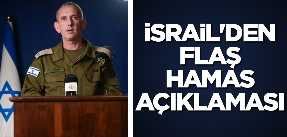 İsrail'den Hamas açıklaması