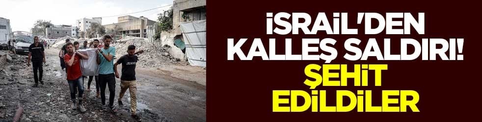 İsrail'den kalleş saldırı! Şehit edildiler