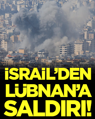 İsrail'den Lübnan'a saldırı: Yaralılar var!