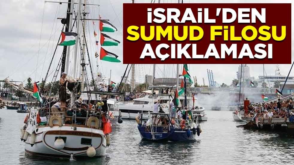 İsrail'den Sumud filosu açıklaması: Aktivistler Yunanistan’da karaya çıkarılacak