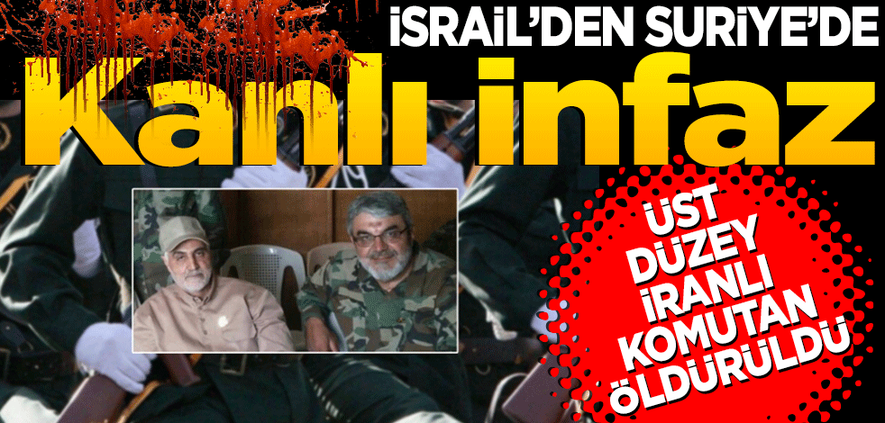 İsrail'den Suriye'de kanlı infaz