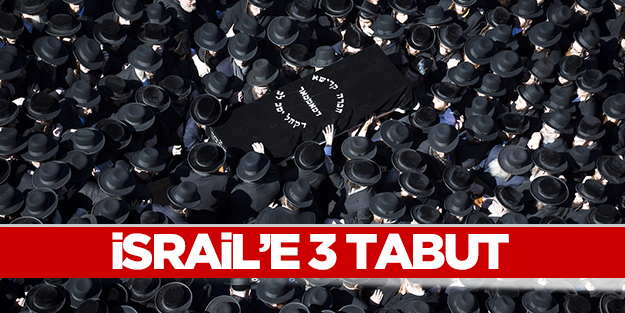 İsrail'e 3 tabut