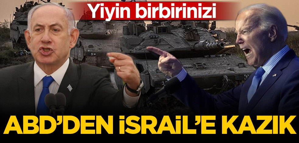İsrail'e ABD'den büyük kazık! Yiyin birbirinizi!