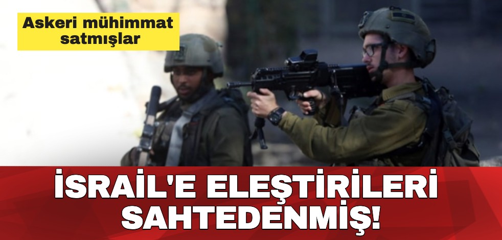 İsrail'e karşı açıklamalarıyla bilinen İspanya'nın siyonist ülkeye mühimmat sattığı ortaya çıktı!