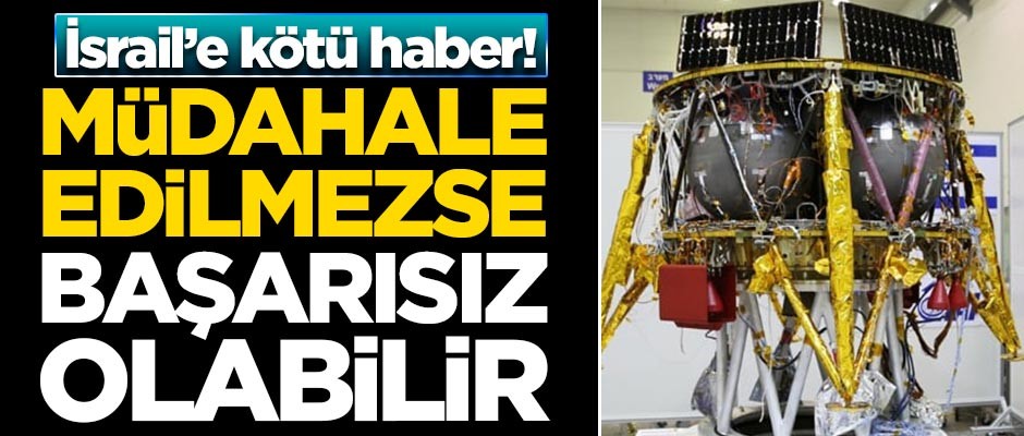 İsrail'e kötü haber: Müdahale edilmezse başarısız olabilir