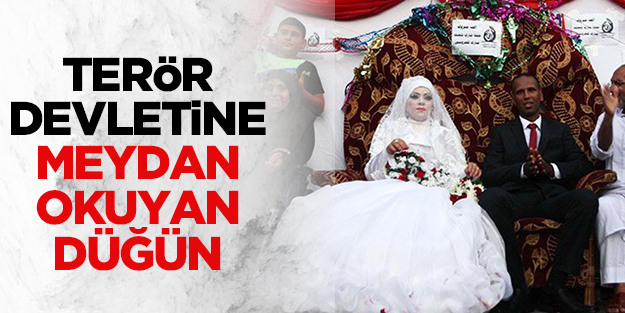 İsrail’e meydan okuyan düğün