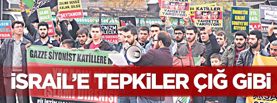 İsrail’e tepkiler çığ gibi