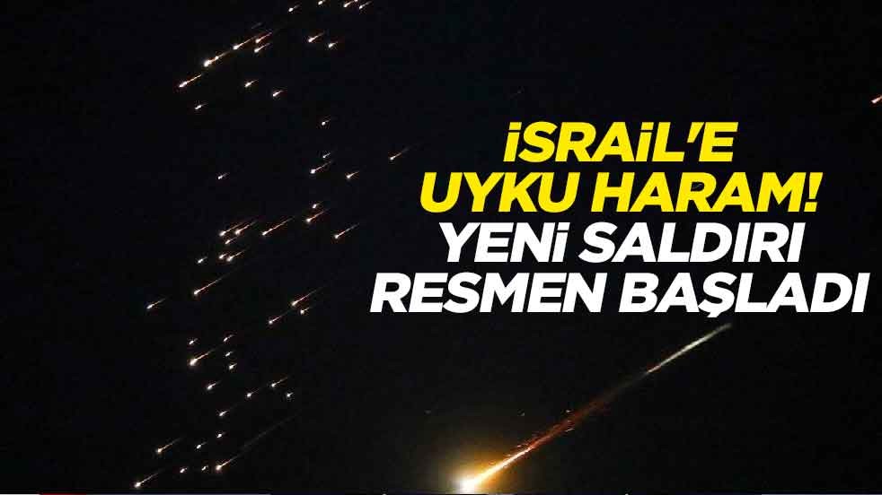İsrail'e uyku haram! Yeni saldırı resmen başladı