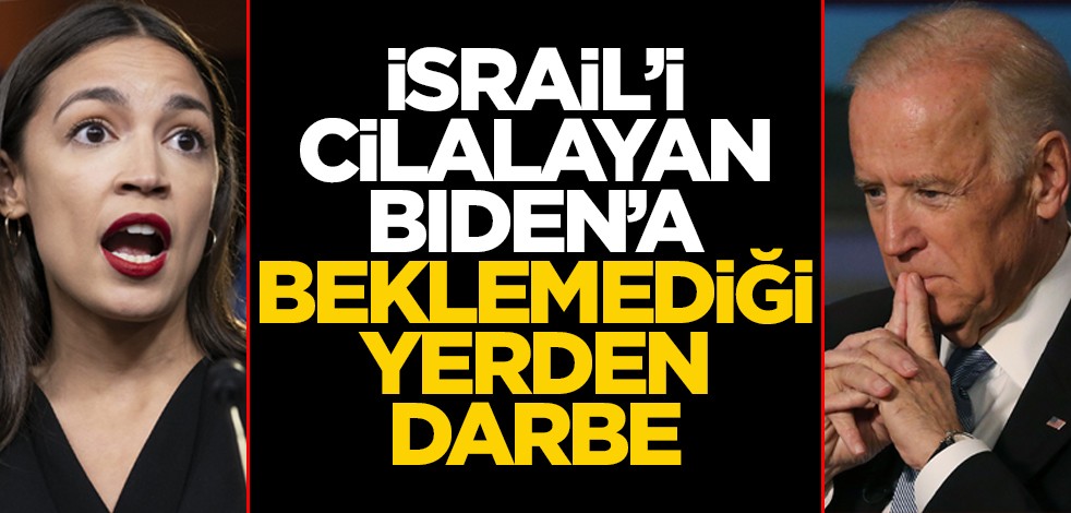 İsrail'i cilalayan Biden'a beklemediği yerden darbe!