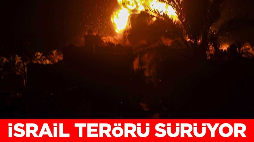 İsrail terörü sürüyor