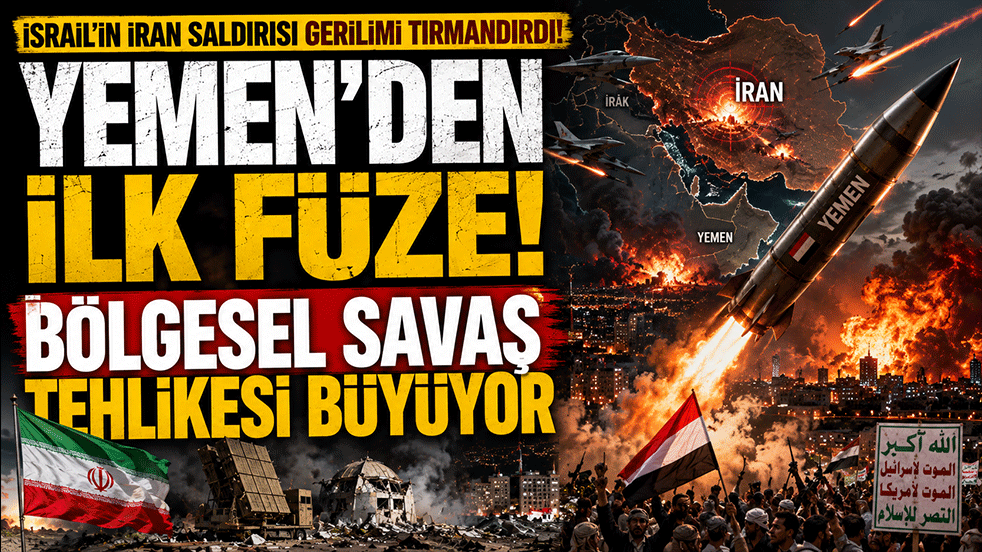 İsrail'in İran saldırısı gerilimi tırmandırdı! Yemen'den İlk Füze! Bölgesel Savaş Tehlikesi Büyüyor
