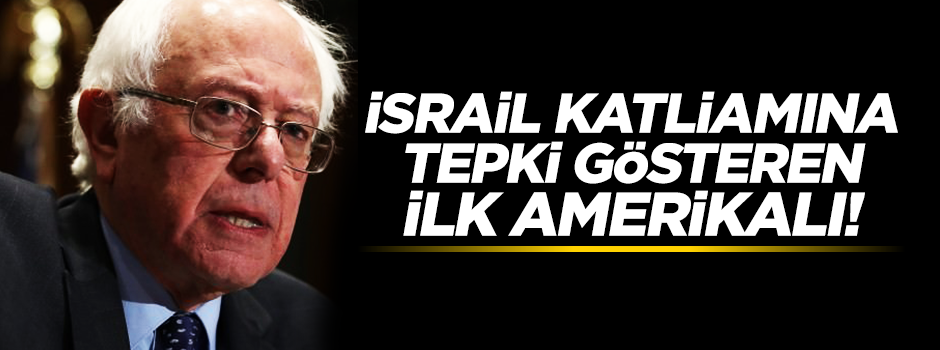 İsrail'in katliamına tepki gösteren ilk Amerikalı!