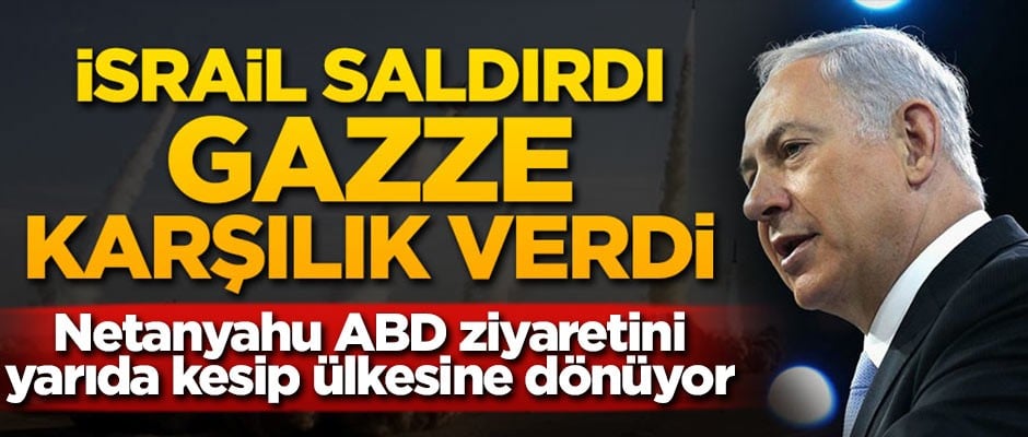 İsrail'in saldırısına Gazze'den roketli karşılık!