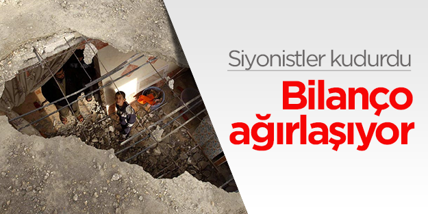 İsrail'in terör saldırılarında bilanço ağırlaşıyor