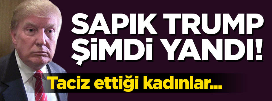 İngiliz uşağı İsrail yanlısı tacizci Trump şimdi yandı!