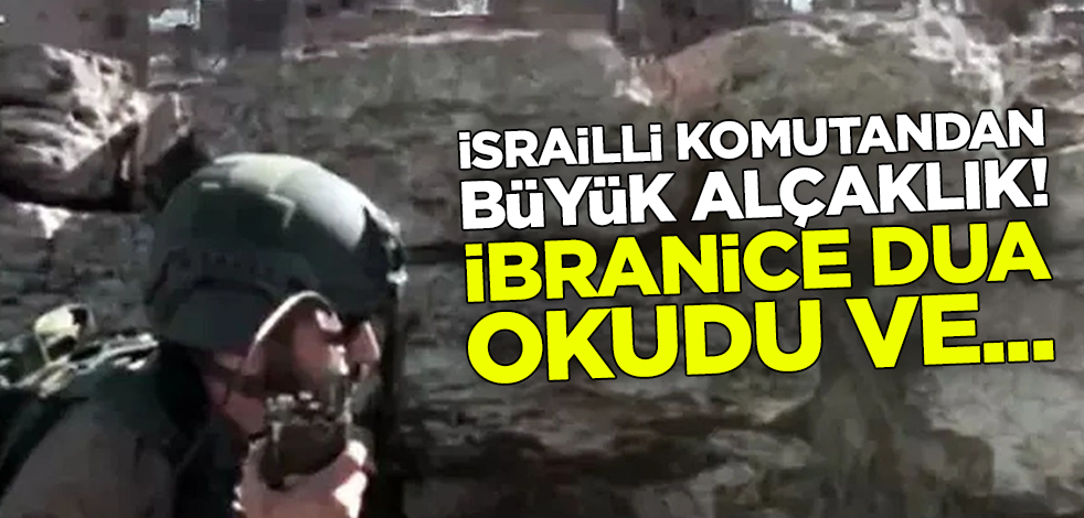 İsrailli komutandan büyük alçaklık! İbranice dua okuyup camiyi bombaladı