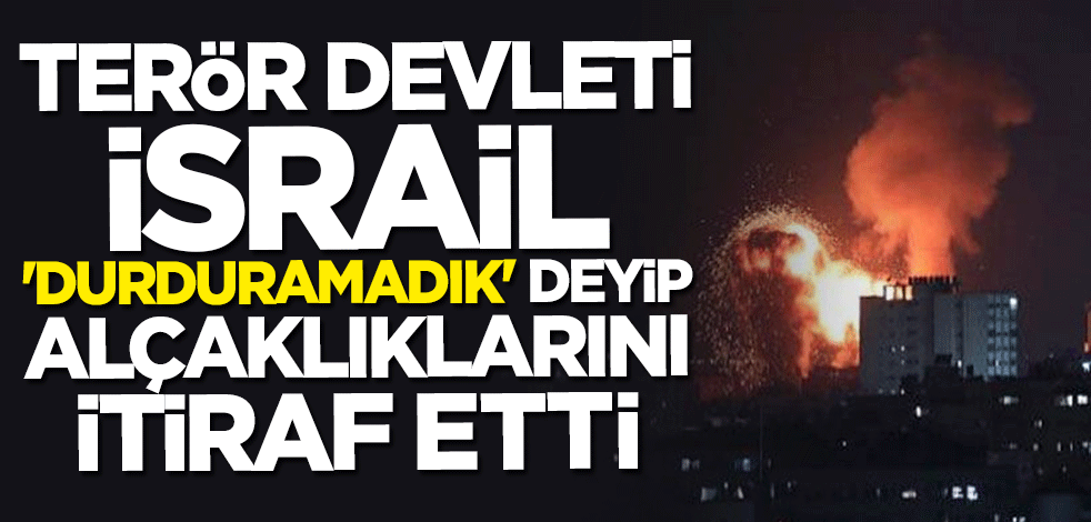 İsrailli pilot "Durduramadık" deyip alçaklıklarını itiraf etti