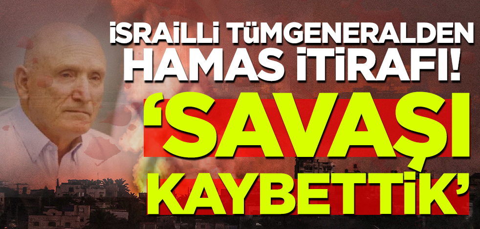 İsrailli Tümgeneralden çarpıcı Hamas itirafı! 'Savaşı kaybettik bedelini ağır ödüyoruz'