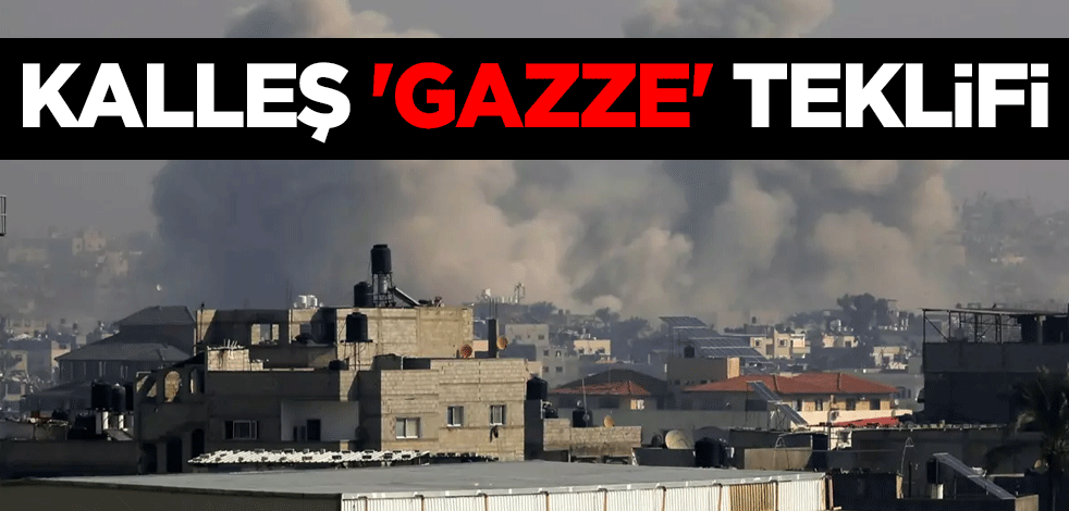 İsrailli yöneticiden kalleş 'Gazze' teklifi