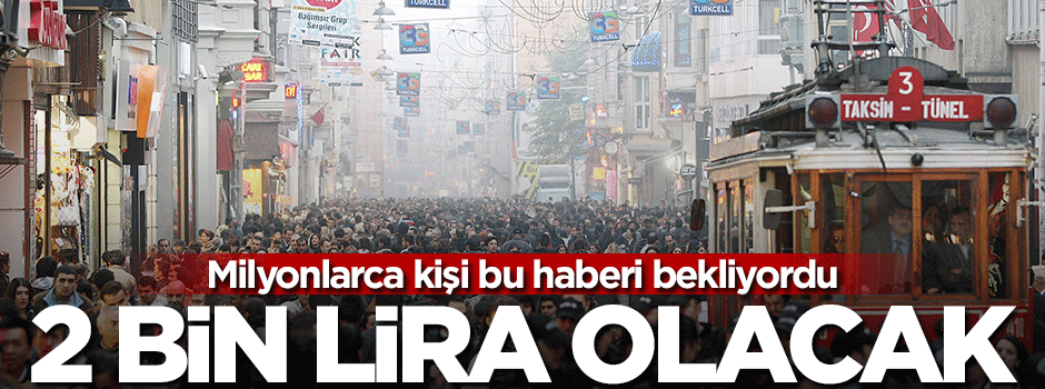 İşsizlik maaşı 2 bin TL olacak