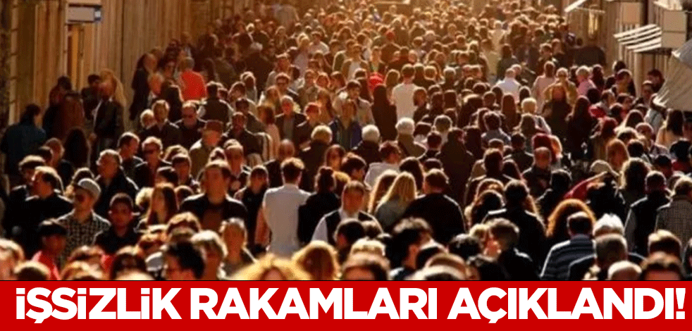 İşsizlik rakamları açıklandı!