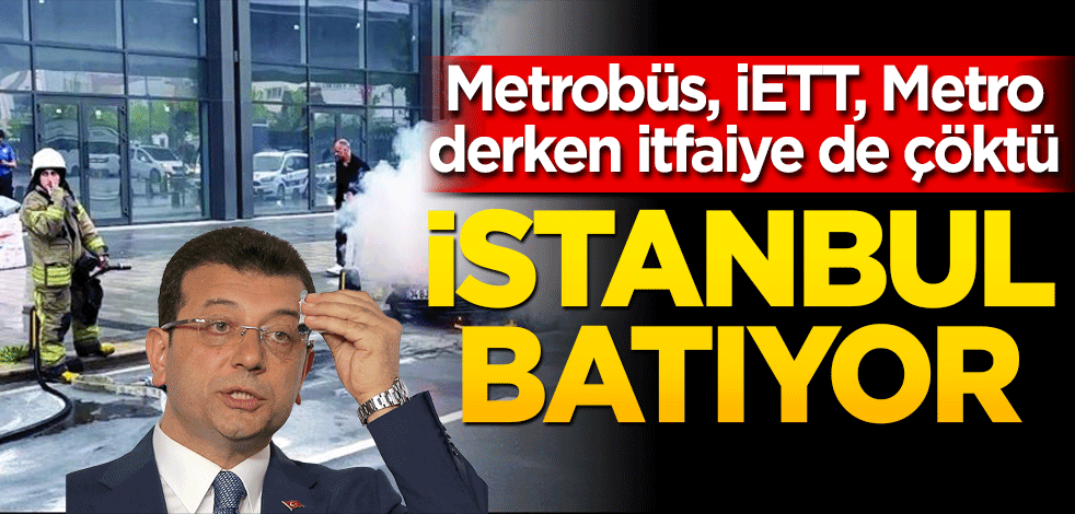 İstanbul adım adım batıyor