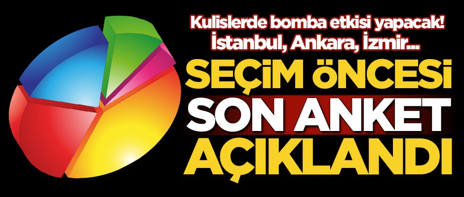 Kulislerde bomba etkisi yapacak! İstanbul, Ankara, İzmir... Son anket sonuçları açıklandı